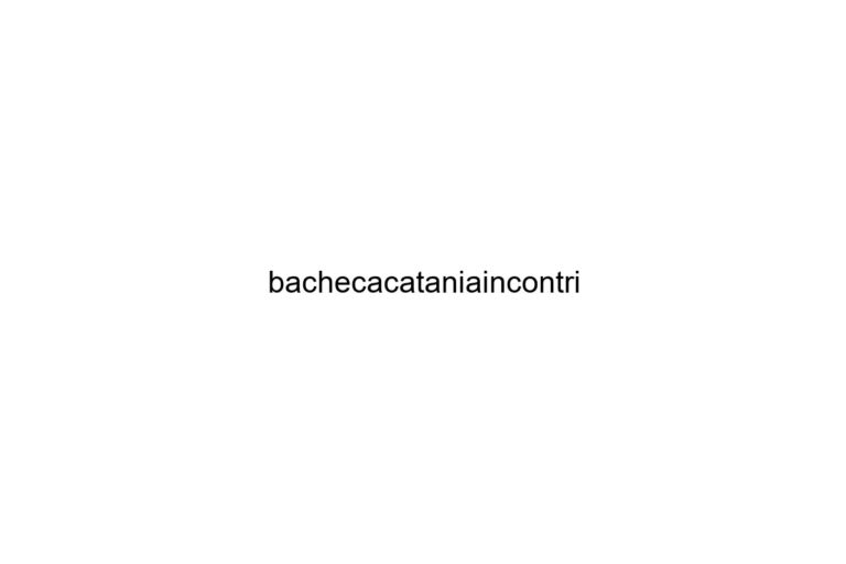 bachecacataniaincontri