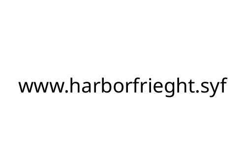 www_harborfrieght_syf