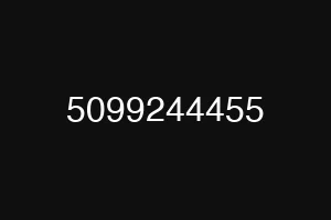 5099244455