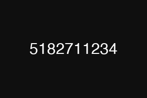 5182711234