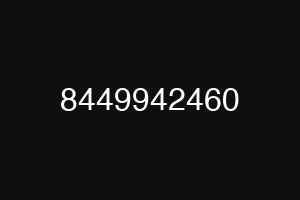 8449942460